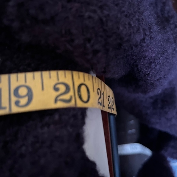 Eileen Fisher Purple Wool Blend Boucle Textured Fuzzy Fluffy Lined Jacket XS - Picture 8 of 11